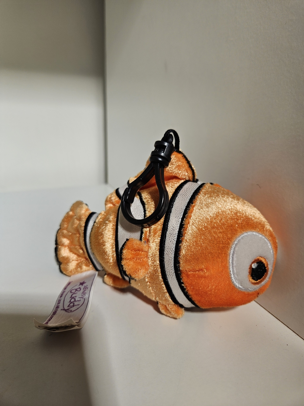 Scentsy NEMO Clownfish Plush Key Clip